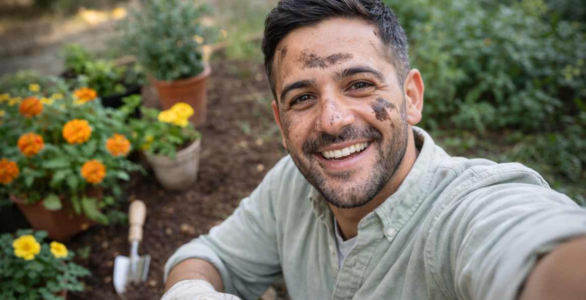 Community member sharing a moment